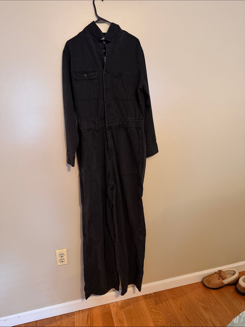 Universal Thread Black Long Sleeve Utility Jumpsuit